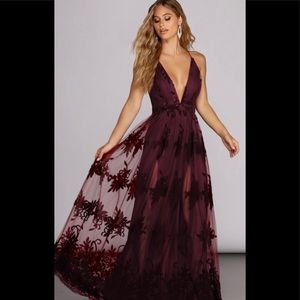 Beautiful Morgan velvet dress - NWT never worn!